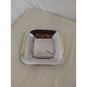 INOXBECK 18/10 Stainless Italy Square‎ Bowl 9" x 8.75" Tray